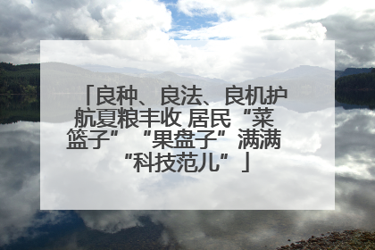 良种、良法、良机护航夏粮丰收 居民“菜篮子”“果盘子”满满“科技范儿”