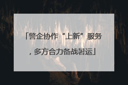 警企协作“上新”服务，多方合力备战暑运