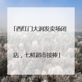 西红门大润发卖场闭店，七鲜超市接棒