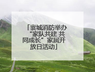 襄城消防举办“家队共建 共同成长”家属开放日活动