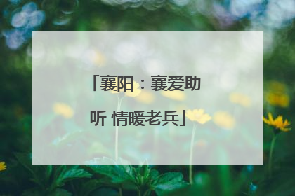 襄阳：襄爱助听 情暖老兵