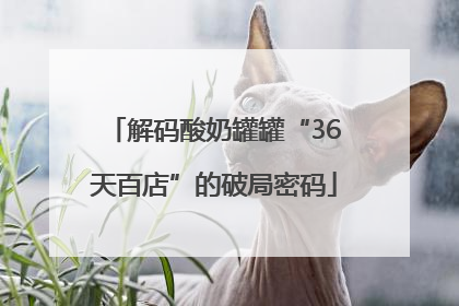 解码酸奶罐罐“36天百店”的破局密码