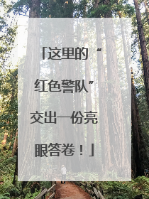 这里的“红色警队”交出一份亮眼答卷！