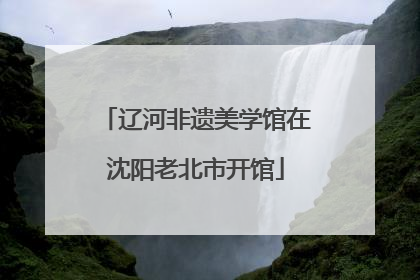 辽河非遗美学馆在沈阳老北市开馆