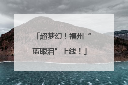 超梦幻！福州“蓝眼泪”上线！