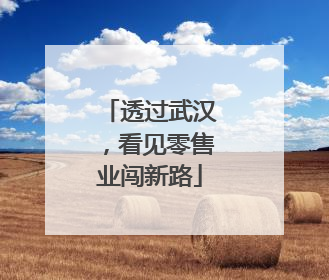 透过武汉，看见零售业闯新路