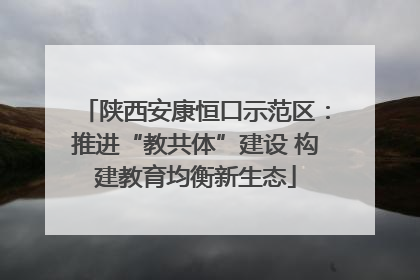 陕西安康恒口示范区：推进“教共体”建设 构建教育均衡新生态