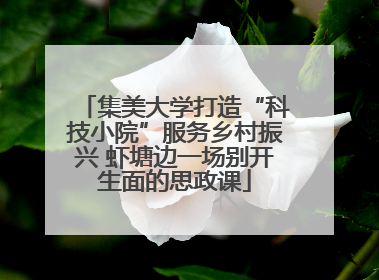 集美大学打造“科技小院”服务乡村振兴 虾塘边一场别开生面的思政课