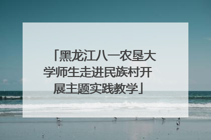 黑龙江八一农垦大学师生走进民族村开展主题实践教学