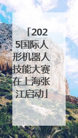 2025国际人形机器人技能大赛在上海张江启动