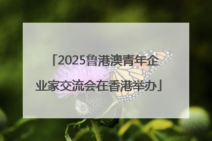 2025鲁港澳青年企业家交流会在香港举办