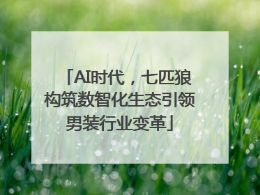 AI时代，七匹狼构筑数智化生态引领男装行业变革