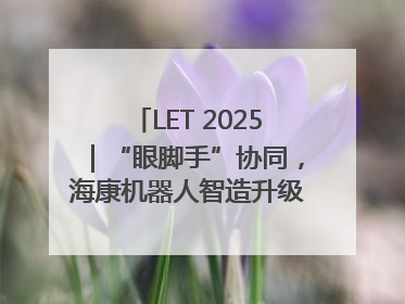 LET 2025｜“眼脚手”协同，海康机器人智造升级的秘密就在这里